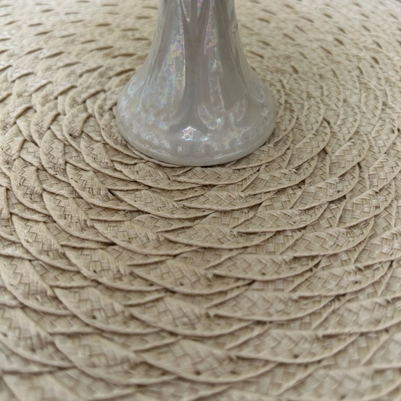 Vintage Pearlescent Royal Sealy Lusterware Double Handled Compote Cup, Berry cup - Picture 10 of 12